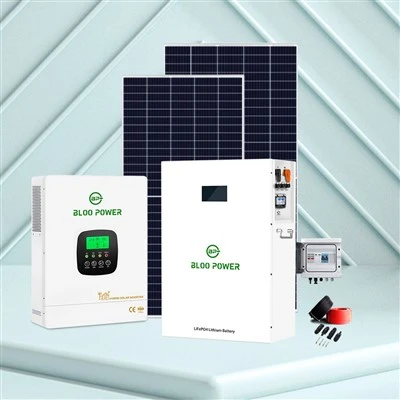 5KWh 5KW Güneş Enerjisi Sistemi Hibrit DIY Ev BESS